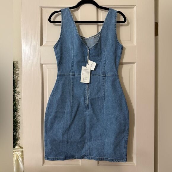 Women’s Mini Denim Dress S NWT - Picture 2 of 5